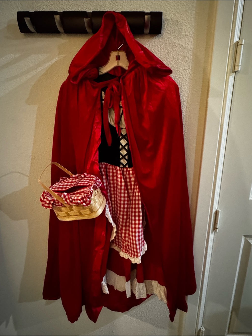 Red Little Red Riding Hood Kids Costume Cape and Dress